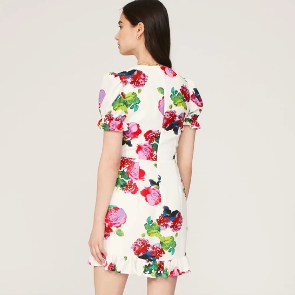 Ashley Park x RTR Floral Ruffle Hem Dress - Picture 3 of 6